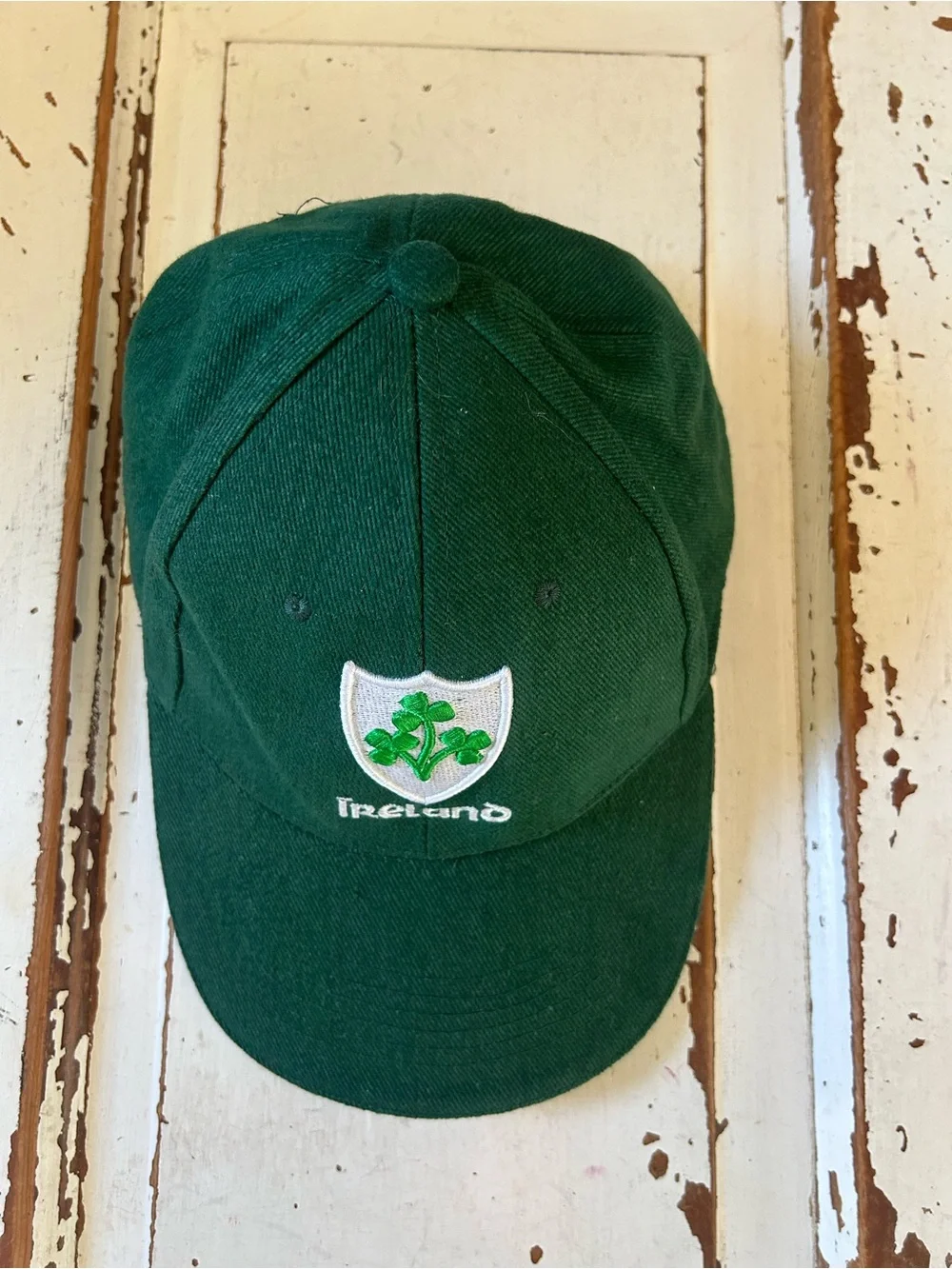 Dolmen Clothing Ireland Green Adjustable Cap Clover Emblem